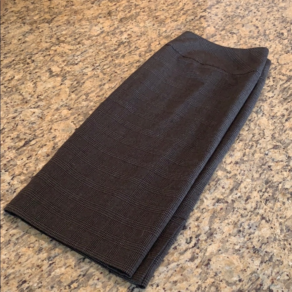 Grey Pencil Skirt